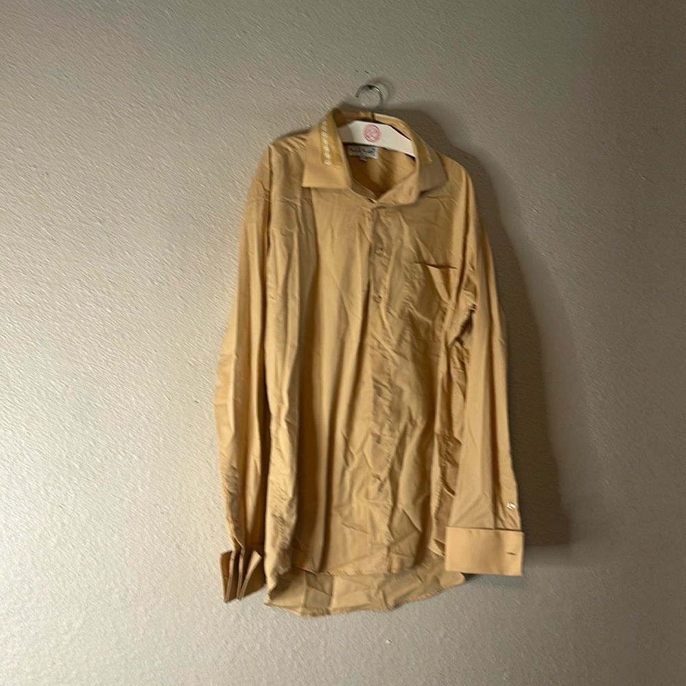 Karl Knox 17 1/2 button down shirt